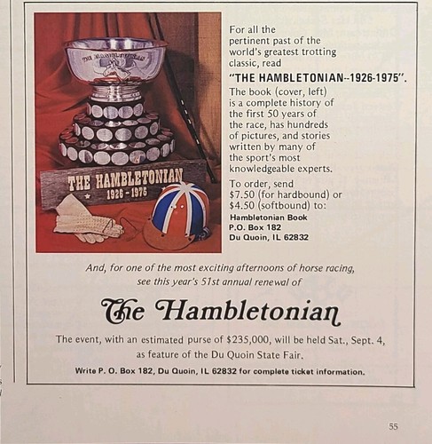 The hambletonian horse - hambletonian,